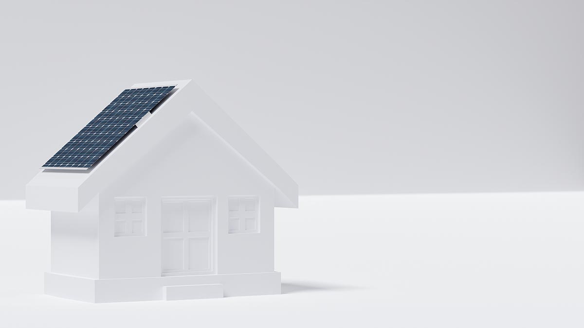 placas solares casa blanca