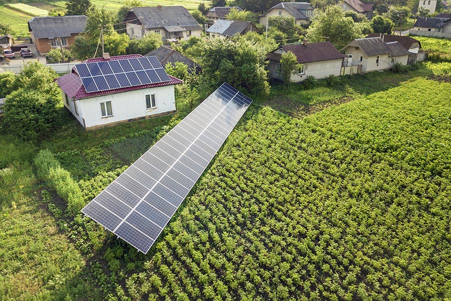 instalacion solar en zona rural